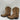 Black Star Women's CellSole Studded Leather Western Boots Brown Size 7B - Very Good - Ufashion