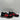 Karl Lagerfeld Black/Red Mesh Lace Up Low Top Sneakers Men’s Size 11 M - Very Good - Ufashion