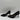 Karl Lagerfeld ROULLE Black Leather Pointy Toe Slip On High Heels Womens 8M/38.5 - Very Good - Ufashion