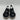 MIA Girl's Jezza Slingback Sandals Black Size 2 - Very Good - Ufashion