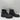 Karl Lagerfeld Logo Print Gray Suede Leather Lace Up Combat Boots Men’s 11M/44 - Very Good - Ufashion