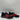 Karl Lagerfeld Black/Red Mesh Lace Up Low Top Fashion Sneakers Men’s Size 11 M - Very Good - Ufashion