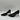 Karl Lagerfeld “GLORA” Black Leather Point Toe Slip On High Heel Pumps, Size 7M - Very Good - Ufashion