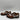 Salvatore Ferragamo Brown Leather/White Fabric Round Toe Lace Up Oxfords Men 6EE - Very Good - Ufashion
