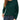 Vince Camuto Womens Green Stretch Ribbed Center Seem Drop Shoulders Long Sleeve - Ufashion