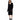 Vince Camuto V-Neck w/Side Slits Sweaterdress Rich Black MD - Ufashion