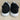 Zanzara “WALTON” Black Knit Round Toe Low Top Lace Up Casual Sneakers, Mens 9.5 - Ufashion