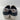 New Directions WANDA Black Leather Slip On Wedge Sneakers Women’s Size 10 M - Very Good - Ufashion