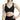 NWT Year Of Ours Womens Victoria Ribbed Sports Bra Black Size XL - Ufashion