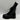 Madden Girl DYNAMITE Black Synthetic Lace/Side Zip Platform Ankle Boots, 8.5M - Very Good - Ufashion