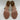Aquazzura RAVELLO Beige Leather Open Toe Block Heel Strappy Back Zip Sandals, 38 - Very Good - Ufashion