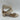 Aquazzura RAVELLO Beige Leather Open Toe Block Heel Strappy Back Zip Sandals, 38 - Very Good - Ufashion