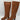 NWB AREZZO Vivian Caramel Leather Round Toe Side Zip Knee High Boots, Size 7B - Ufashion