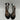 Aquazzura Black Suede Crystal Embellished Open Toe Ruffle Slingback Sandals, 37 - Very Good - Ufashion