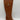 NWB AREZZO Vivian Caramel Leather Round Toe Side Zip Knee High Boots, Size 7B - Ufashion