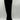 Kendall & Kylie ZANNA Black Fabric Point Toe Side Zip Over The Knee Boots, 6.5M - Very Good - Ufashion