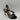Aquazzura Black Suede Crystal Embellished Open Toe Ruffle Slingback Sandals, 37 - Very Good - Ufashion