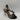 Aquazzura Black Suede Crystal Embellished Open Toe Ruffle Slingback Sandals 37 - Very Good - Ufashion