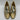 Easy Street CRISTINY Gold Glitter Textile Round Toe Slip On Pumps, Size 7M - Very Good - Ufashion