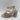 Kelly & Katie CADENE Taupe Fabric Square Toe Strappy Rhinestone Sandals, 10M - Very Good - Ufashion