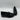 Anne Klein QIANA Black Synthetic Moc Toe Slip On Chain Bit Loafers, Size 8.5M - Very Good - Ufashion
