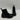 Dr. Martens 1460 Pascal Mono J Black Round Toe Lace Up/Zip Ankle Boots, Kid’s 3 - Very Good - Ufashion