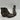 ASH ‘Henna’ Snake Print Leather Pointed Toe Zip Block Heel Ankle Boots Size 36 - Very Good - Ufashion