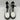 Dr. Martens 1460 Y Combat Boots Unisex White Side Zip Size M6/7W - Very Good - Ufashion