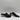 Off-White “HEXNUT” Black Leather Open Toe Metallic Heel Mule Sandals, Women’s 37 - Very Good - Ufashion