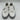 Off White Women’s Vulc Sneaker White/Grey/Beige Size 38 - Very Good - Ufashion