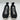 MOSCHINO “Teddy” Black/White Fabric Knit Slip On Sock Sneakers, Women’s Size 35 - Very Good - Ufashion