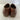 Crown & Ivy SIENNA Brown Faux Leather Horsebit Round Toe Slip On Loafers Size 8M - Very Good - Ufashion