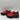 Maison Margiela Red/Black Patent Leather Lace Up Low Top Sneakers, Women’s 40 - Very Good - Ufashion