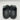 VALENTINO BY MARIO Black Leather Open Toe Logo Slide Sandals, Women’s Size 36 - Very Good - Ufashion