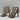 Karl Lagerfeld Paris Beatriz Studded Strappy Sandals Beige Size 7.5B/38 - Very Good - Ufashion