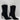 Alexandre Birman Black Suede Pointed Toe Side Zip High Heel Mid Calf Boots 36.5 - Very Good - Ufashion