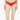 NWT Quintsoul Women's Bella Low Rise Cinch Hip Bikini Bottom Red Size S - Ufashion