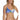 Raisins Womens Laguna Printed Bra Swim Top Separates Blue M - Ufashion