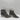 Alexandre Birman Kittie Metallic Lamé Pointed Toe Back Zip Heeled Booties Sz 38 - Very Good - Ufashion