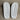 BRONAX Synthetic White Open Toe Slip On Slide Sandals Women’s Size 38-39 - Very Good - Ufashion