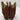 Shyanne Girls' Double-Fringe Western Boot Snip Toe Brown Size 12D - Very Good - Ufashion