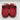Mens Tod's Embossed Monogram Slides Red Size 6 - Very Good - Ufashion