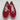 Vans Unisex Adults Authentic Shoes Red Size 6M/7.5W - Very Good - Ufashion