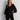 Lauren Ralph Lauren Women's Satin Shantung Bubble-Sleeve Blouse - Black Size 6 - Ufashion