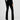 Womens High Rise Flocked Print Bootcut Jeans Black Size 12 - Ufashion
