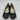 Roger Vivier Gommettine Black Patent Leather Round Toe Ballerina Flats Womens 35 - Very Good - Ufashion