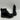 Dr. Martens 1460 J Black Patent Leather Round Toe Lace Up/Zip Ankle Boots Kids 3 - Very Good - Ufashion