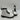 Dr. Martens 1460 J White Patent Leather Round Toe Lace Up/Zip Ankle Boots Kids 3 - Very Good - Ufashion