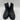 MIA Black Faux Leather/Glitter Round Toe Side Zip Block Heel Ankle Boots Size 5 - Very Good - Ufashion