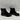 Dr. Martens 1460 J Black Patent Leather Round Toe Lace Up/Zip Ankle Boots Kids 3 - Very Good - Ufashion